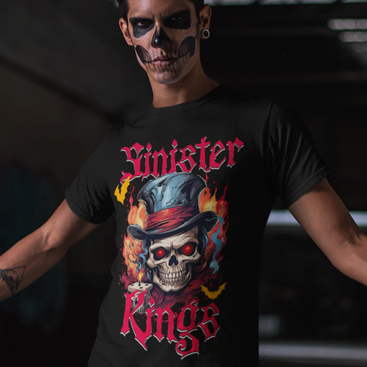 Sinister Top Hat Skull - Men's Tee
