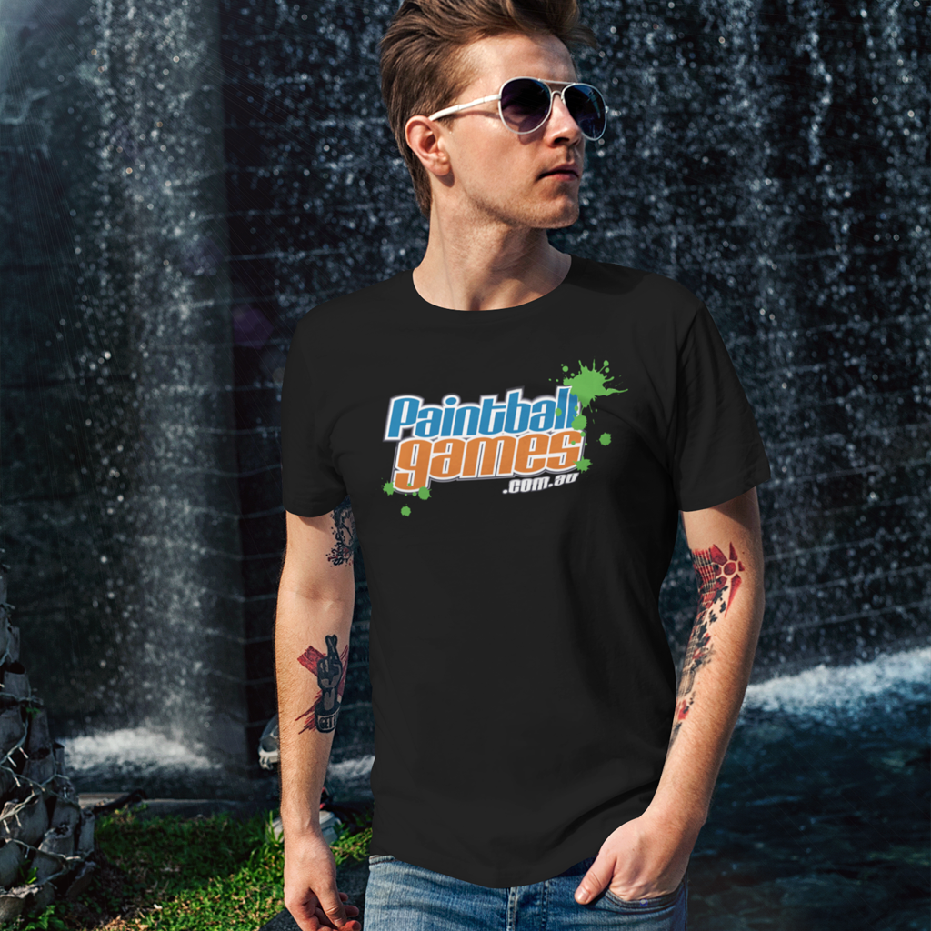 Paintball Games - Men's Tee - Chest Logo