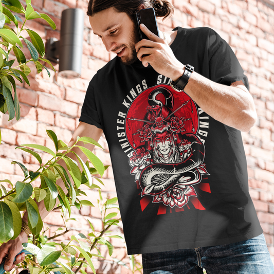 Geisha & The Serpent - Men's Tee - SINISTER KINGS