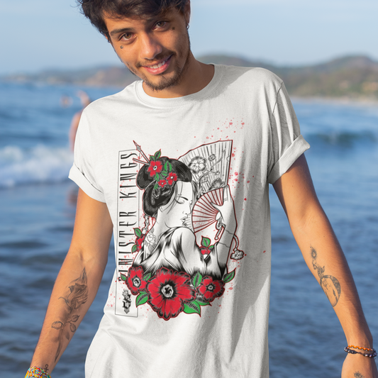 Geisha Fan - Men's Tee - SINISTER KINGS
