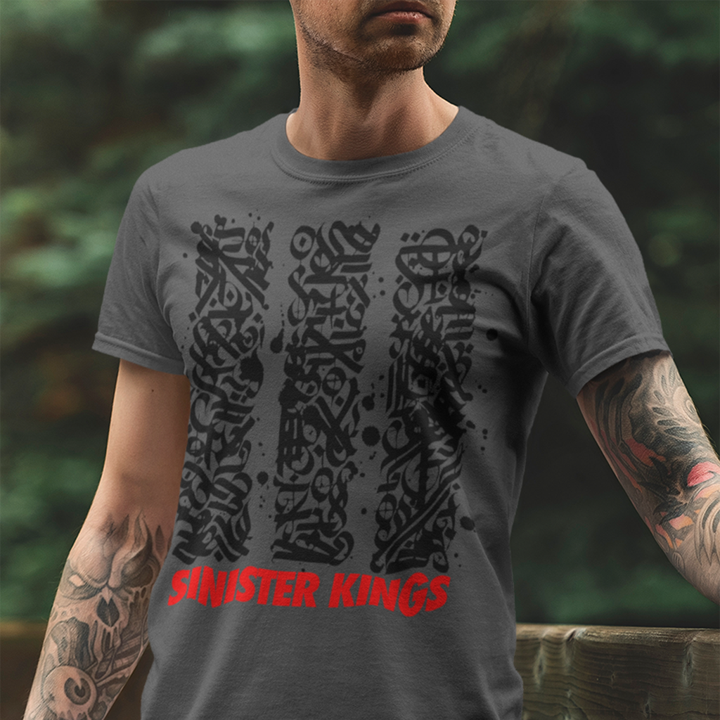 Calligraphy Kings - Men's Tee - SINISTER KINGS
