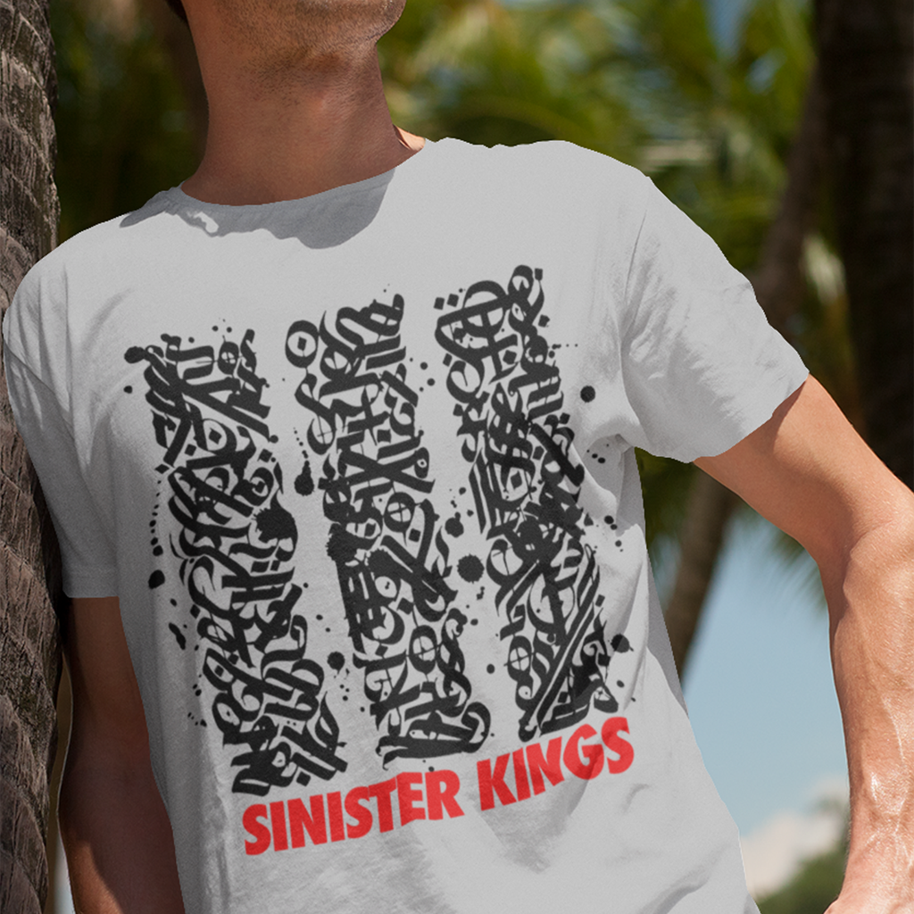 Calligraphy Kings - Men's Tee - SINISTER KINGS