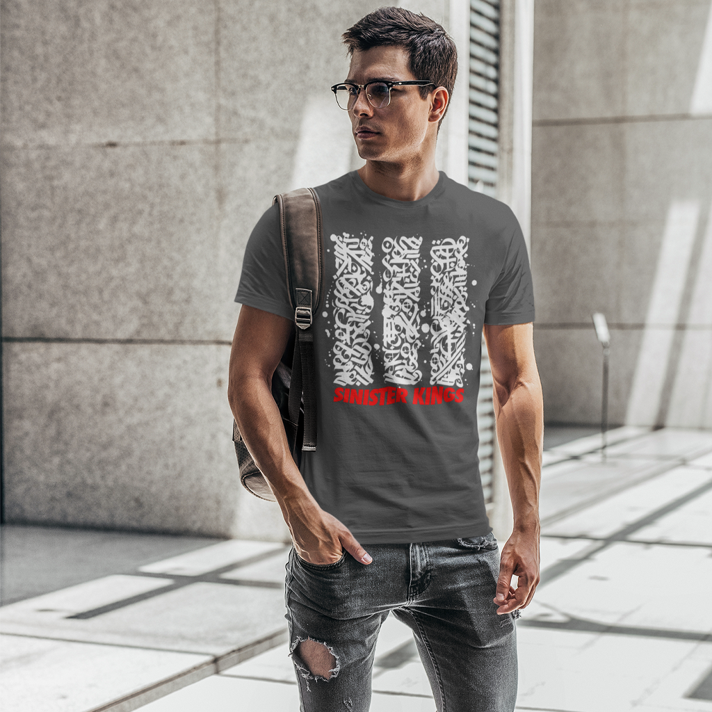 Calligraphy Kings - Men's Tee - SINISTER KINGS