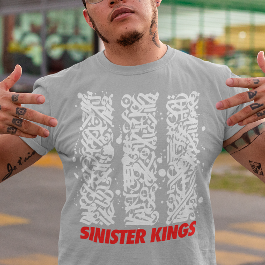 Calligraphy Kings - Men's Tee - SINISTER KINGS