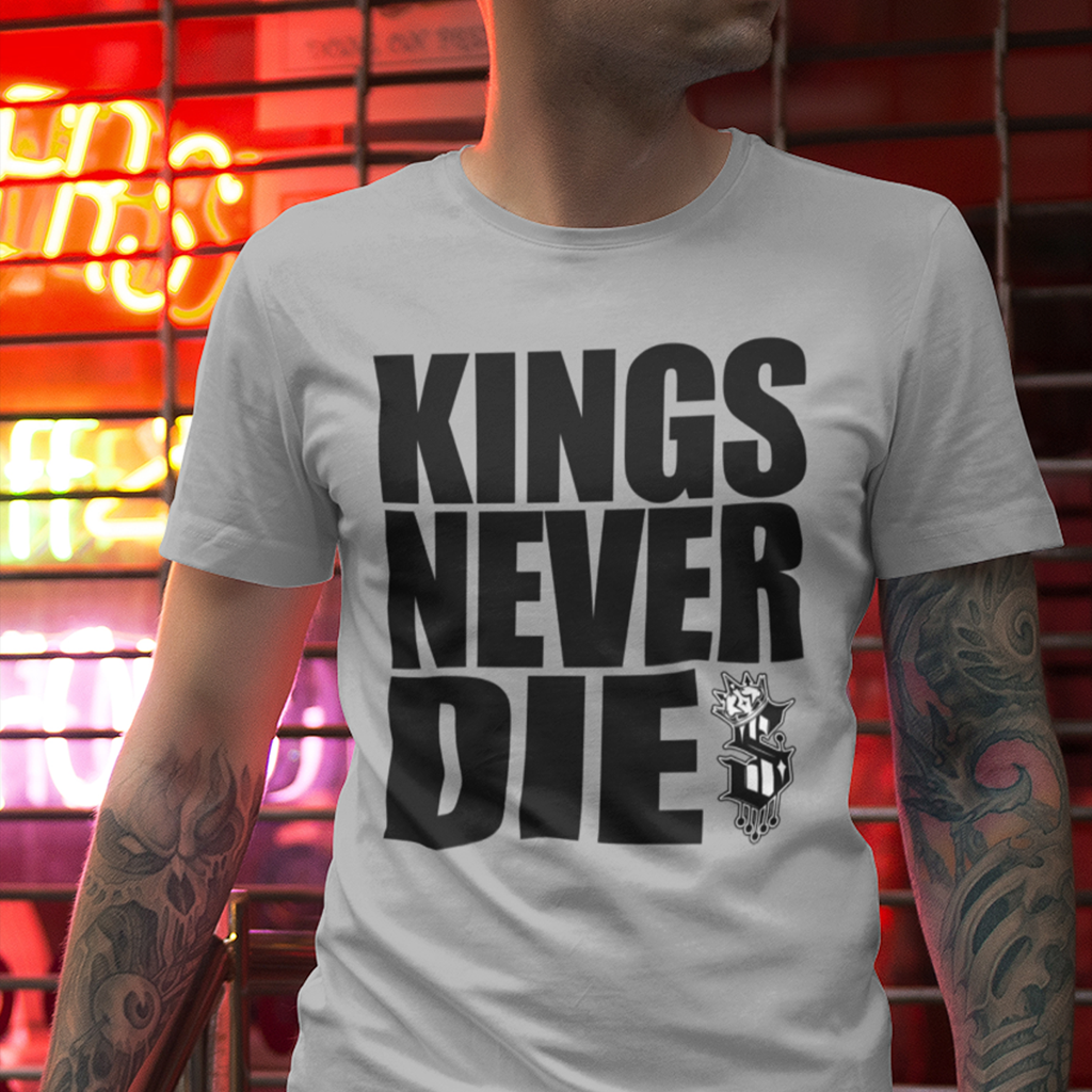 Kings Never Die - Men's Tee - SINISTER KINGS