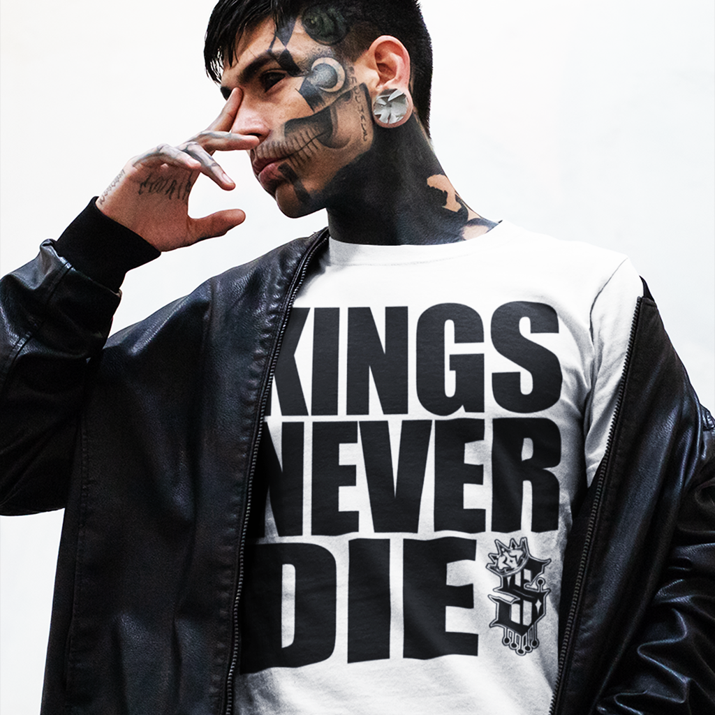 Kings Never Die - Men's Tee - SINISTER KINGS