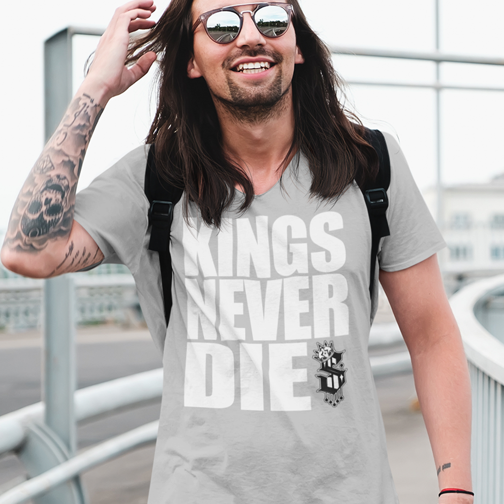 Kings Never Die - Men's Tee - SINISTER KINGS
