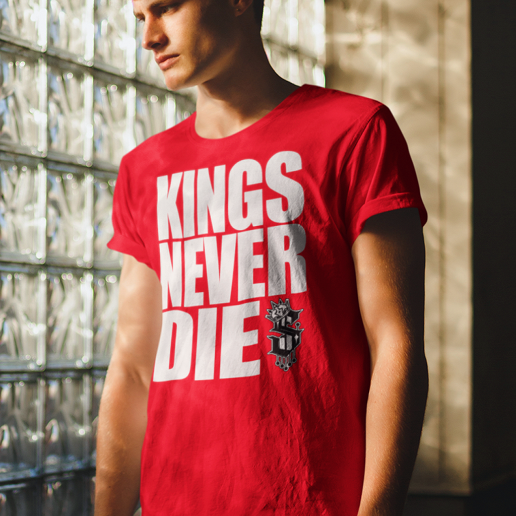 Kings Never Die - Men's Tee - SINISTER KINGS
