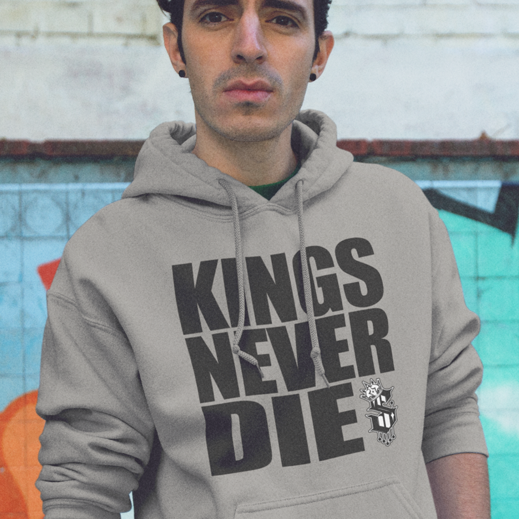 Kings Never Die Hoodie - Front - SINISTER KINGS