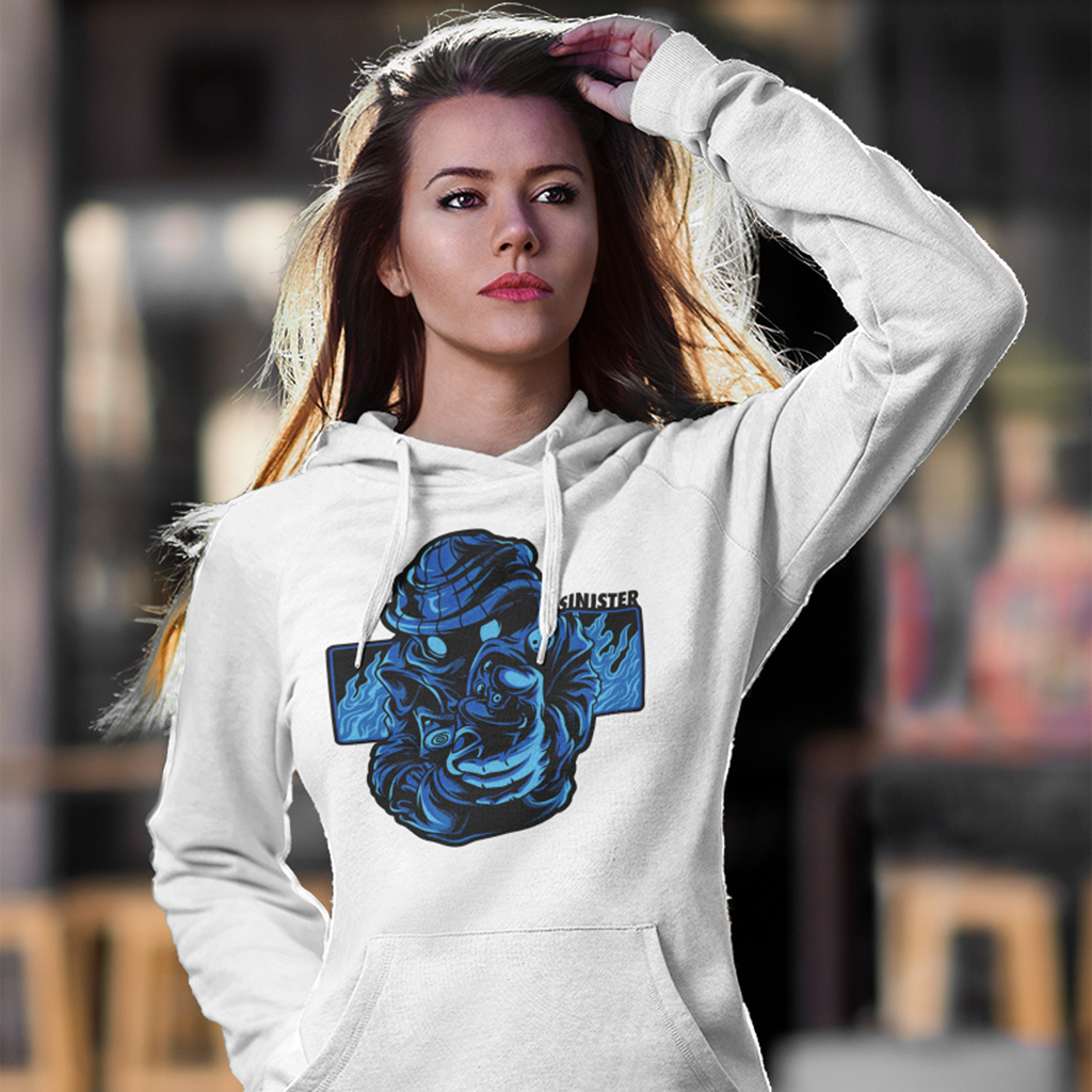 Spray Can Blue - Hoodie - SINISTER KINGS
