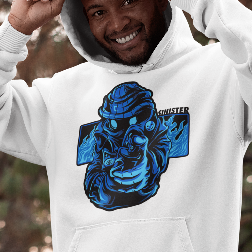 Spray Can Blue - Hoodie - SINISTER KINGS