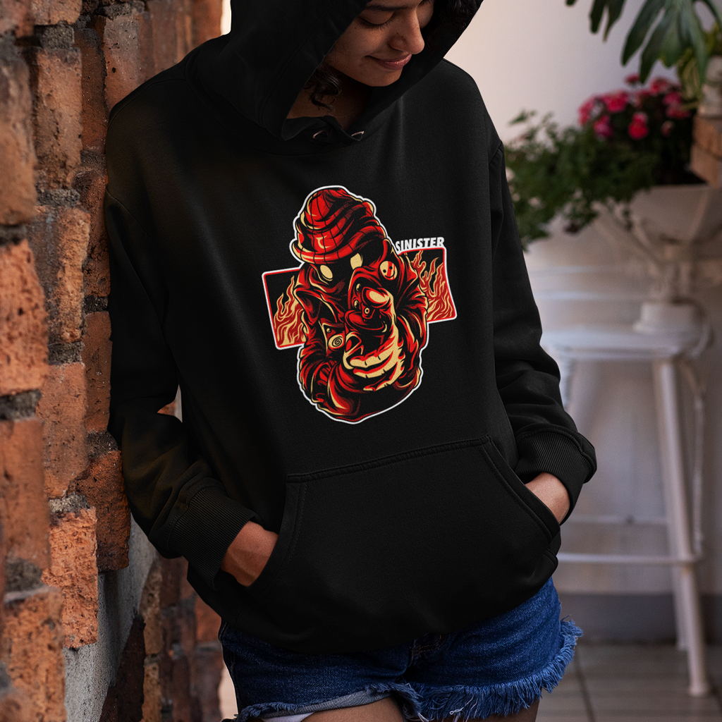Spray Can Red - Hoodie - SINISTER KINGS
