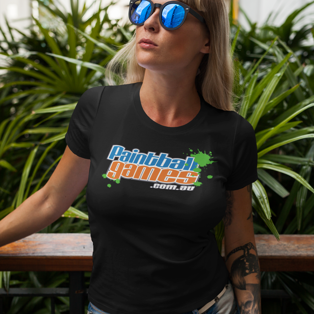 Paintball Games - Women's Tee - Chest logo