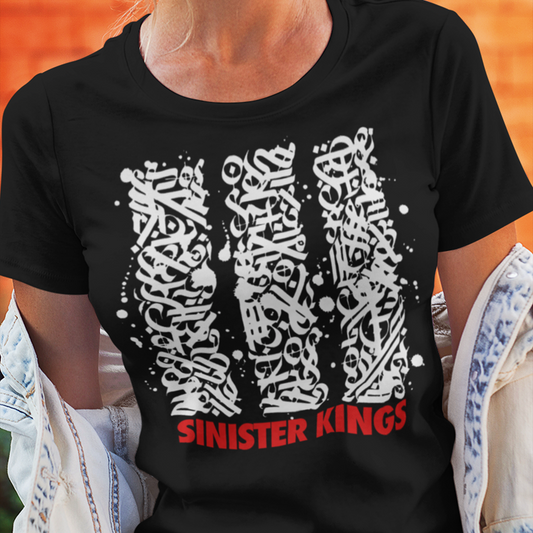 Calligraphy Kings - Women's Tee - SINISTER KINGS