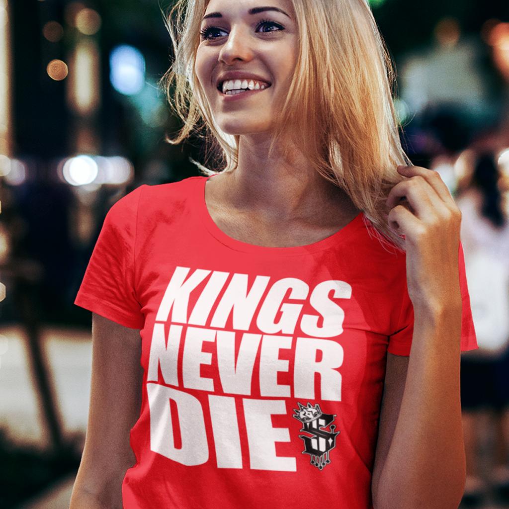 Kings Never Die - Women's Tee - SINISTER KINGS