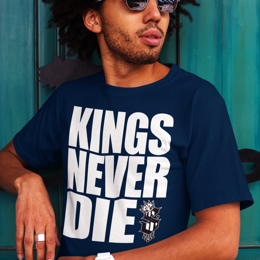 Kings Never Die - Men's Tee - SINISTER KINGS